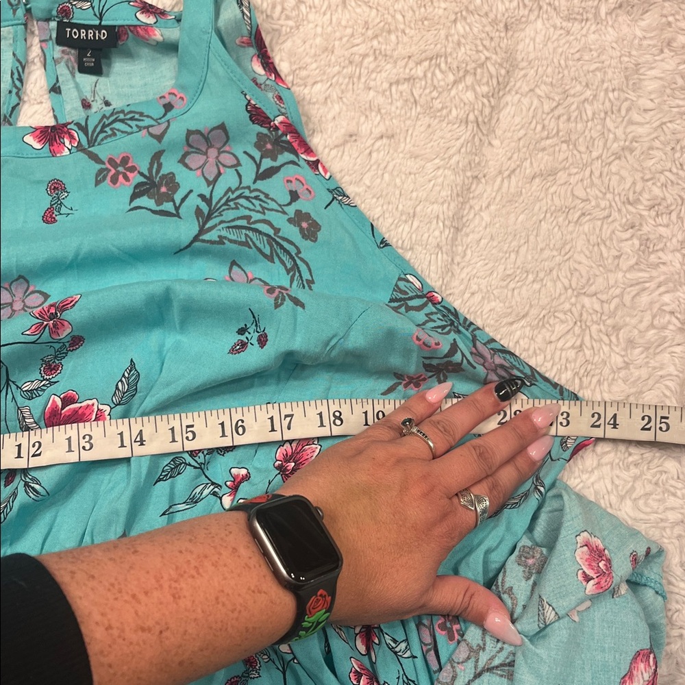 Torrid Midi Challis High Neck Dress, Torrid size 2 - Picture 10 of 10